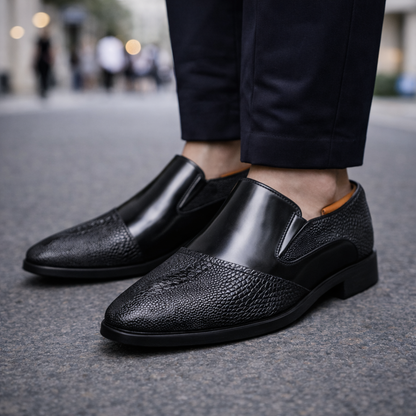 Montaro Leather Slip-On Orthopedic Sneakers