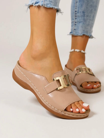 Valora Cushioned Buckle Slides