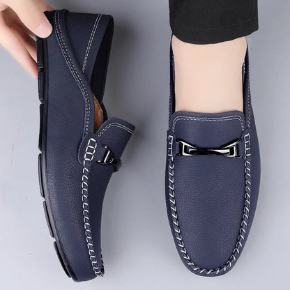 Montaro Leather Slip-On Loafers