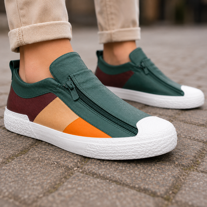 Men's Leather Orthopedic Slip-On Sneakers