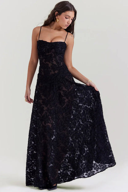 Open-Back Maxi Dress