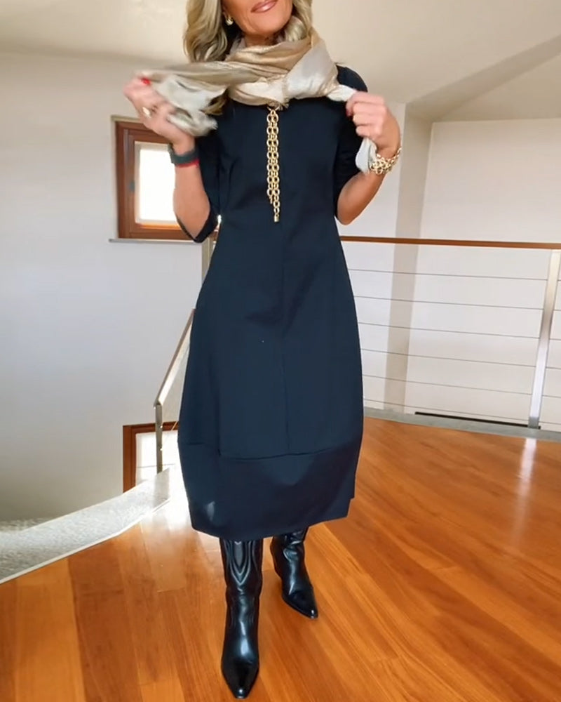 Midi Dress with Pockets