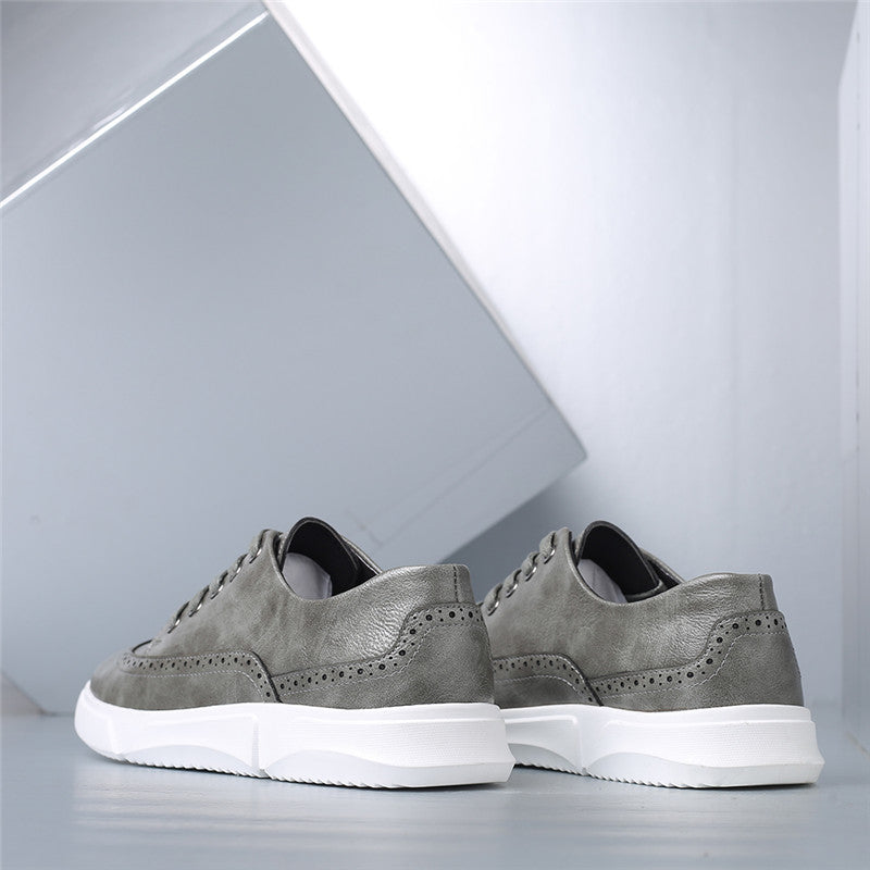 Carelli Orthopedic Leather Low-Top Sneakers