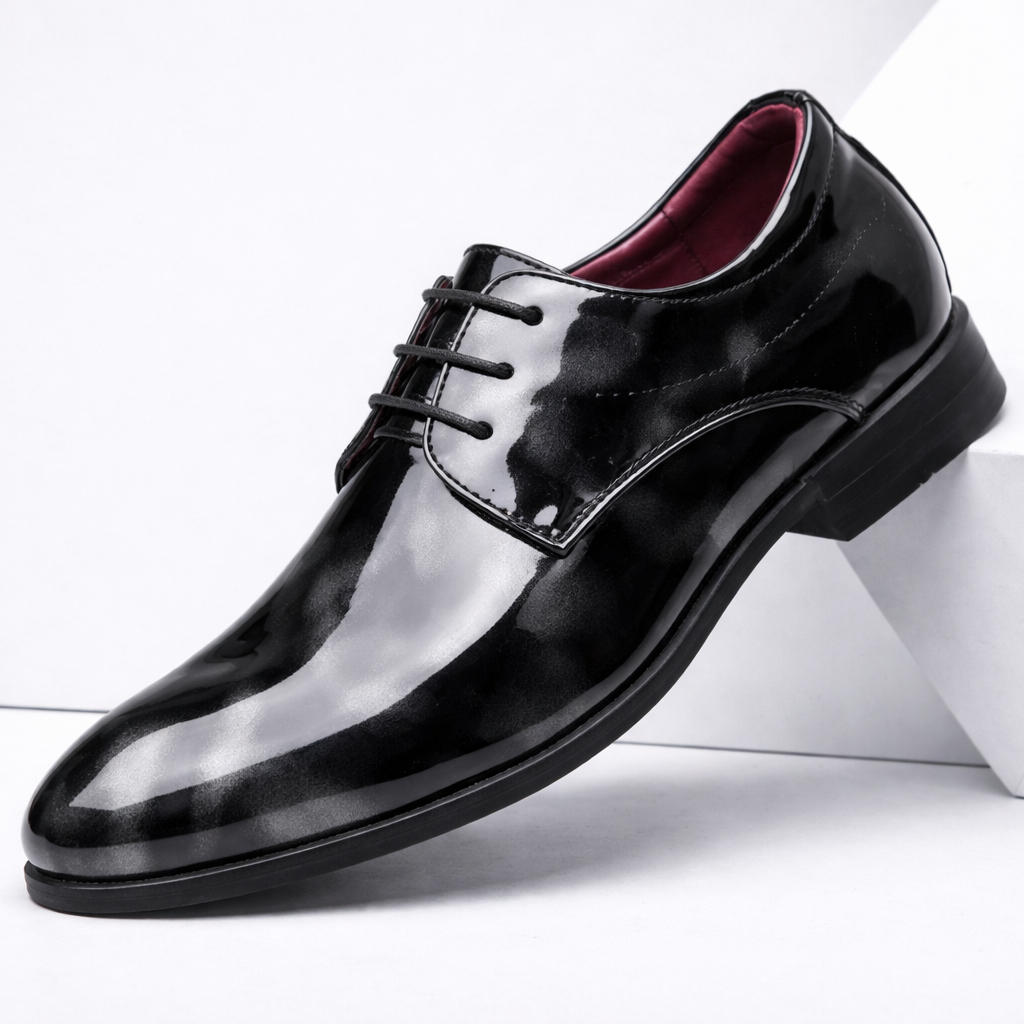 Bravell Patent Leather Orthopedic Shoes