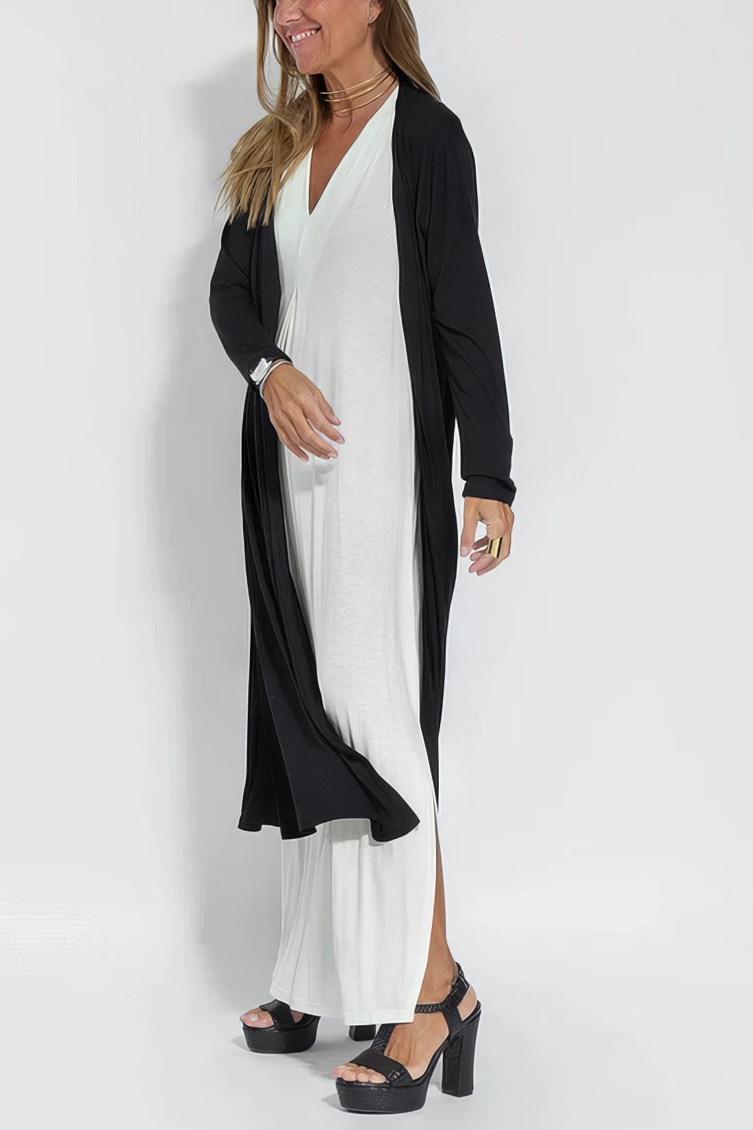 Draped Maxi Dress