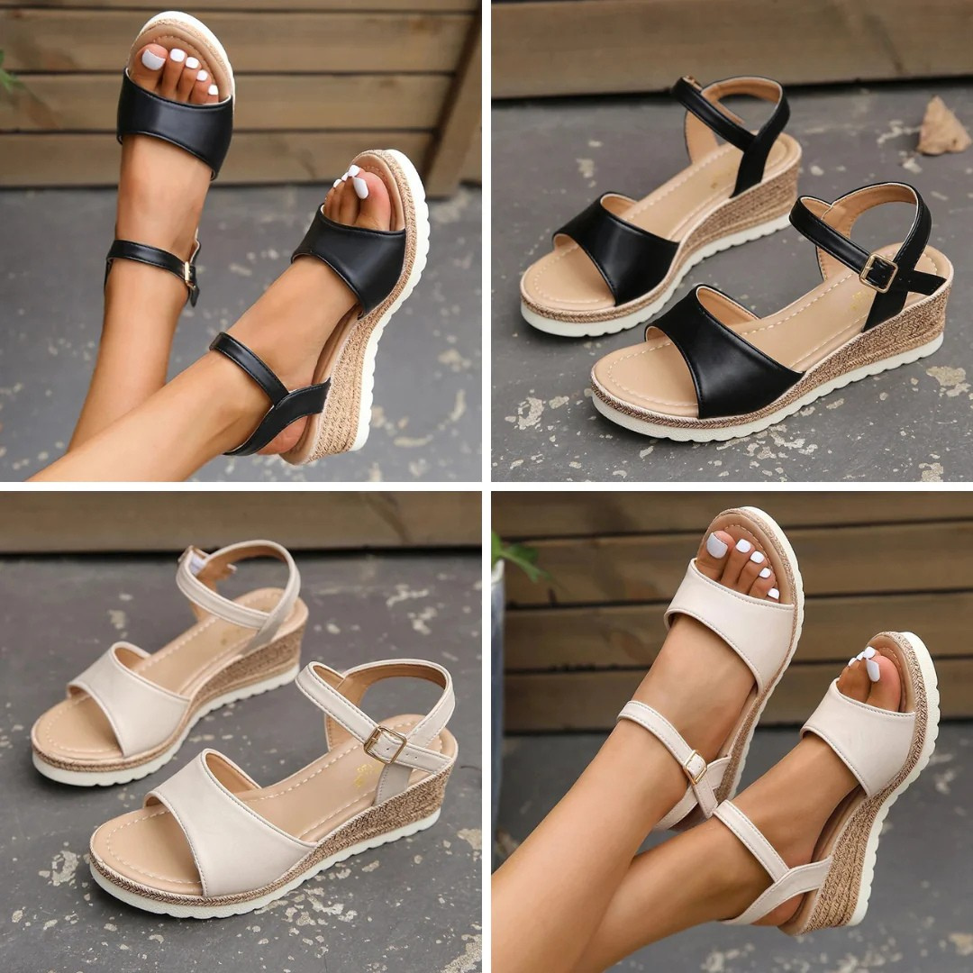 Solana Cushioned Flat Sandals
