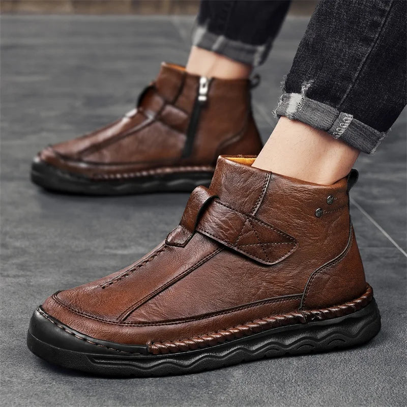 Torino Leather Orthopedic Ankle Boots