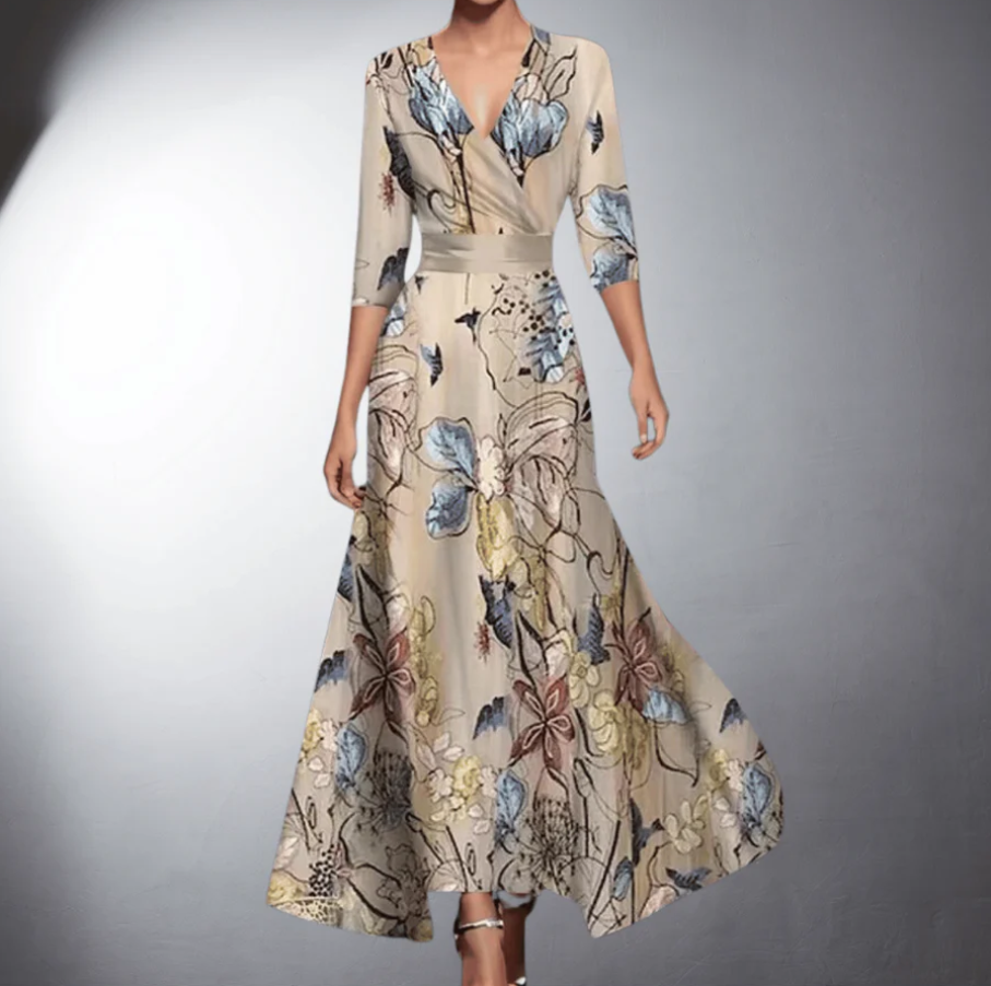 Floral Printed Maxi Dress