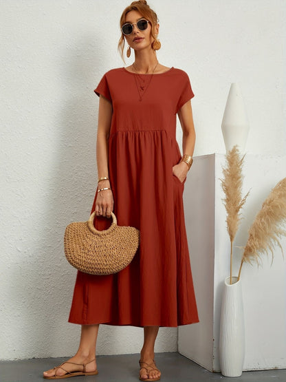 Avalina Smocked Maxi Dress