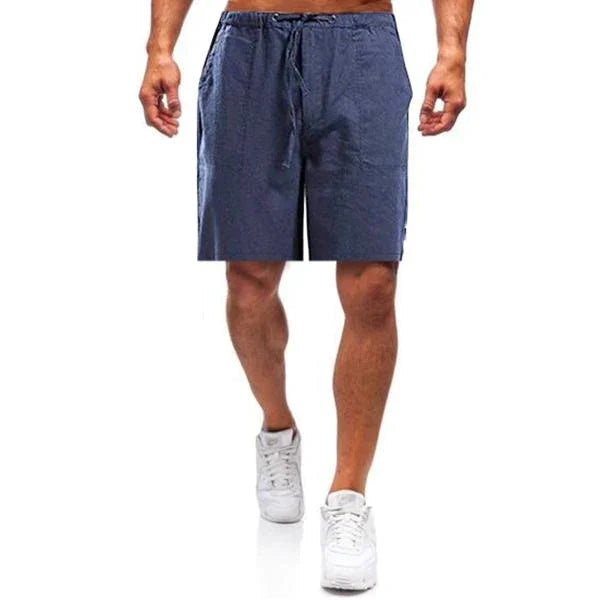 Men's Linen Drawstring Shorts