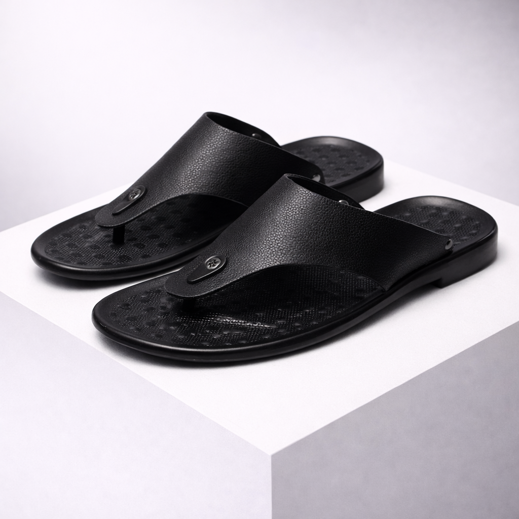 Cushioned Leather Sandals