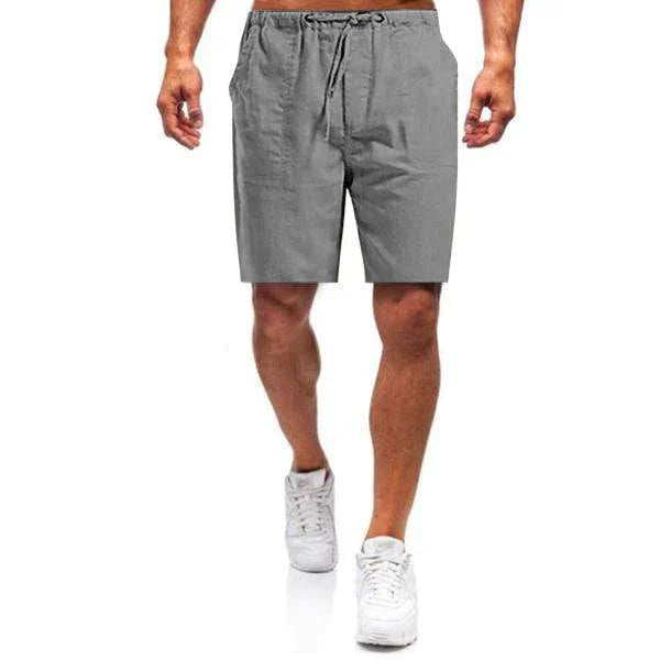 Men's Linen Drawstring Shorts