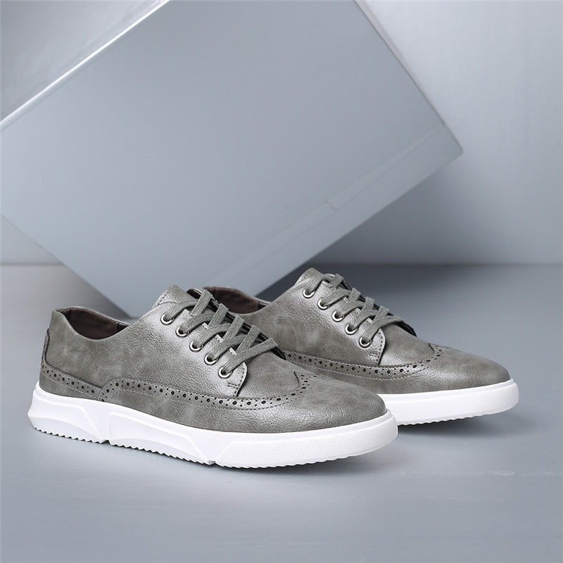 Carelli Orthopedic Leather Low-Top Sneakers