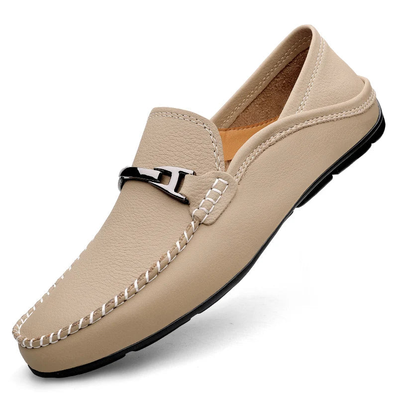 Montaro Leather Slip-On Loafers