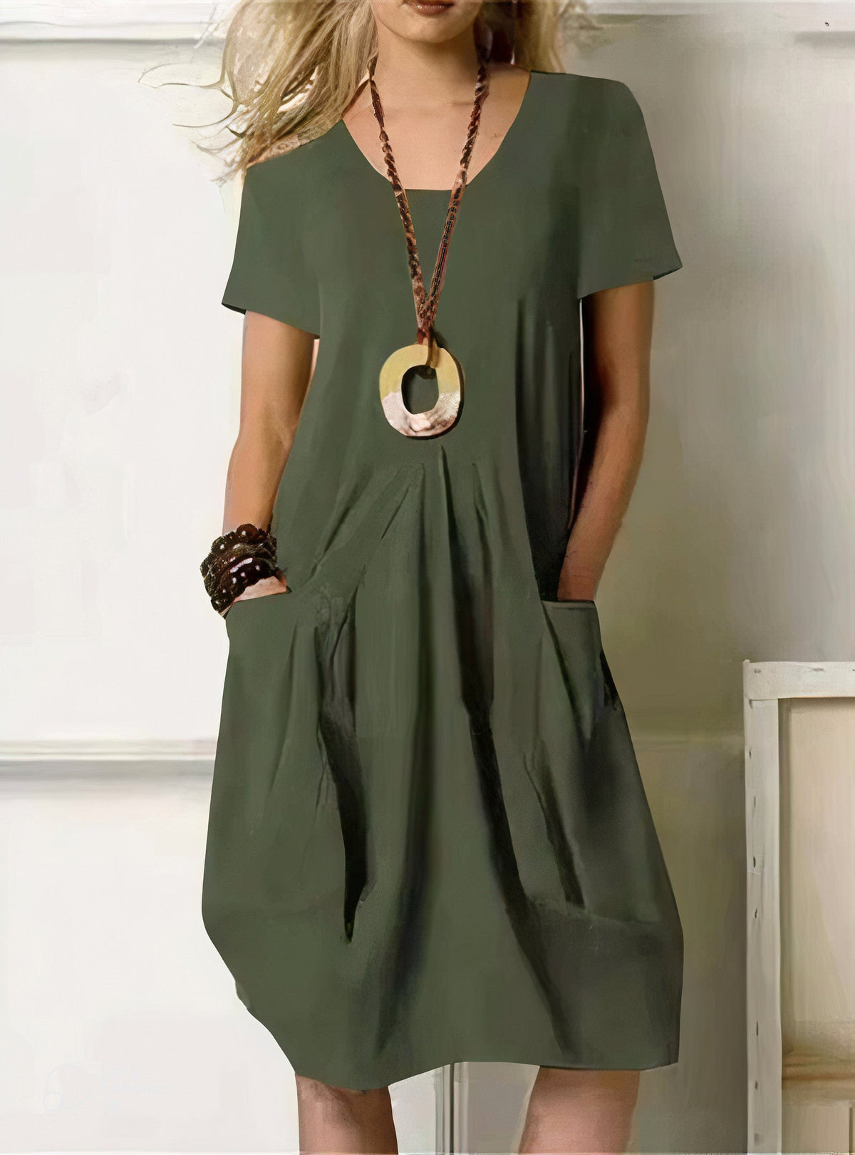 Cassina Pocket Midi Dress