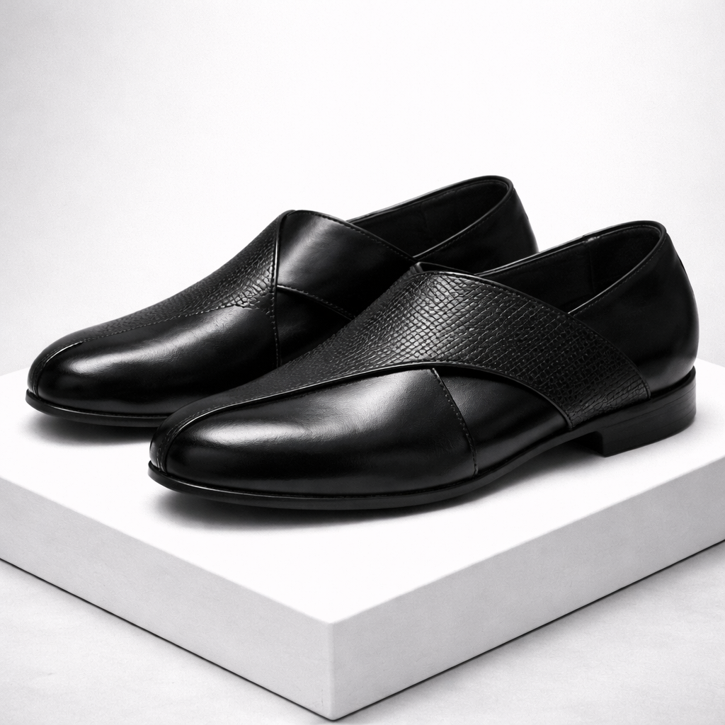 Montaro Leather Slip-On Orthopedic Loafers