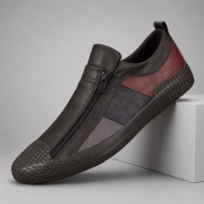 Men's Leather Orthopedic Slip-On Sneakers