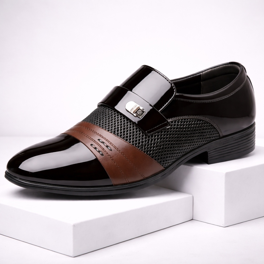 Montaro Leather Slip-On Loafers