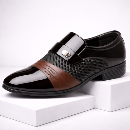 Montaro Leather Slip-On Loafers