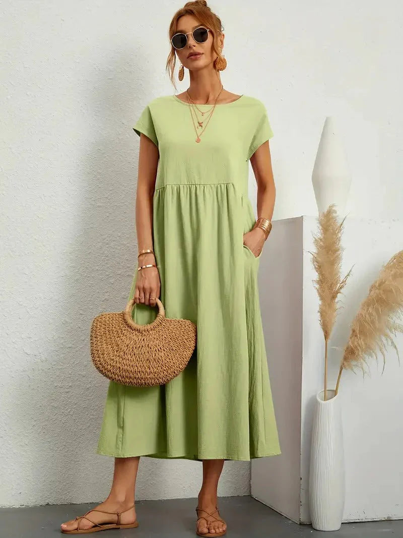 Avalina Smocked Maxi Dress