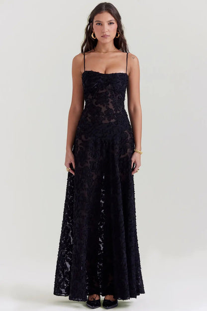 Open-Back Maxi Dress
