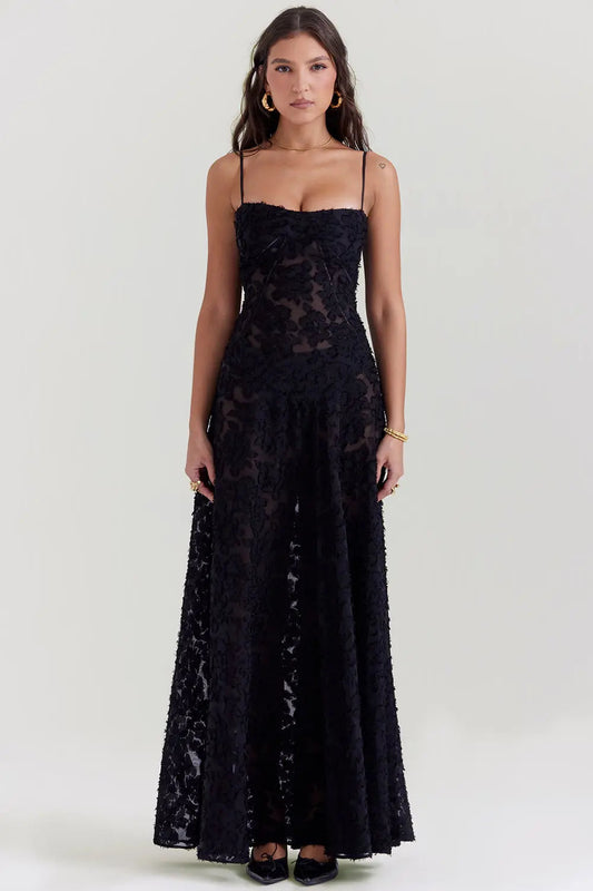 Open-Back Maxi Dress