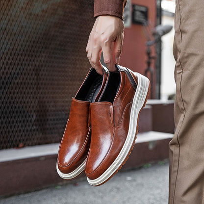 Men's Orthopedic Leather Slip-On Loafers