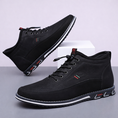 Torino Leather Mid-Top Orthopedic Sneakers