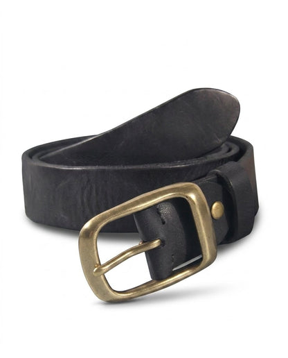 Leather Belt for Men - Black
