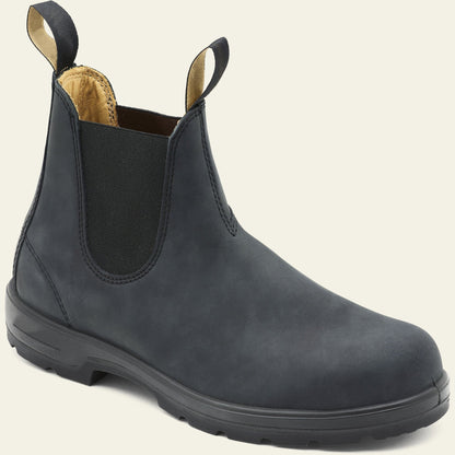 Leather Chelsea Boots for Men - Blue