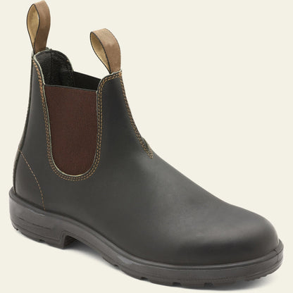 Leather Chelsea Boots for Men - Green