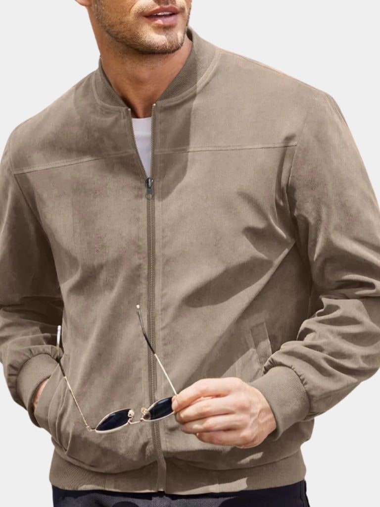 Longline Draped Bomber Jacket