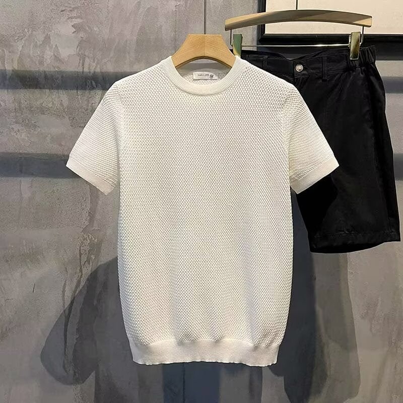 Luciano Knitted Crewneck - Cream