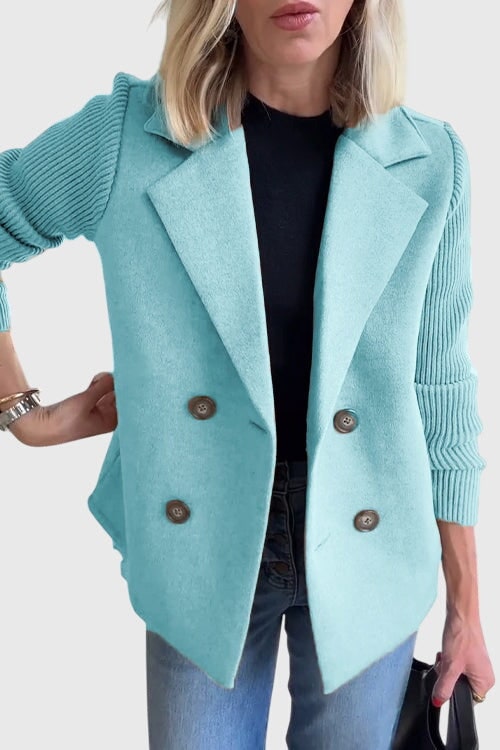 MelinaTM - Blazer for Women - Light Blue