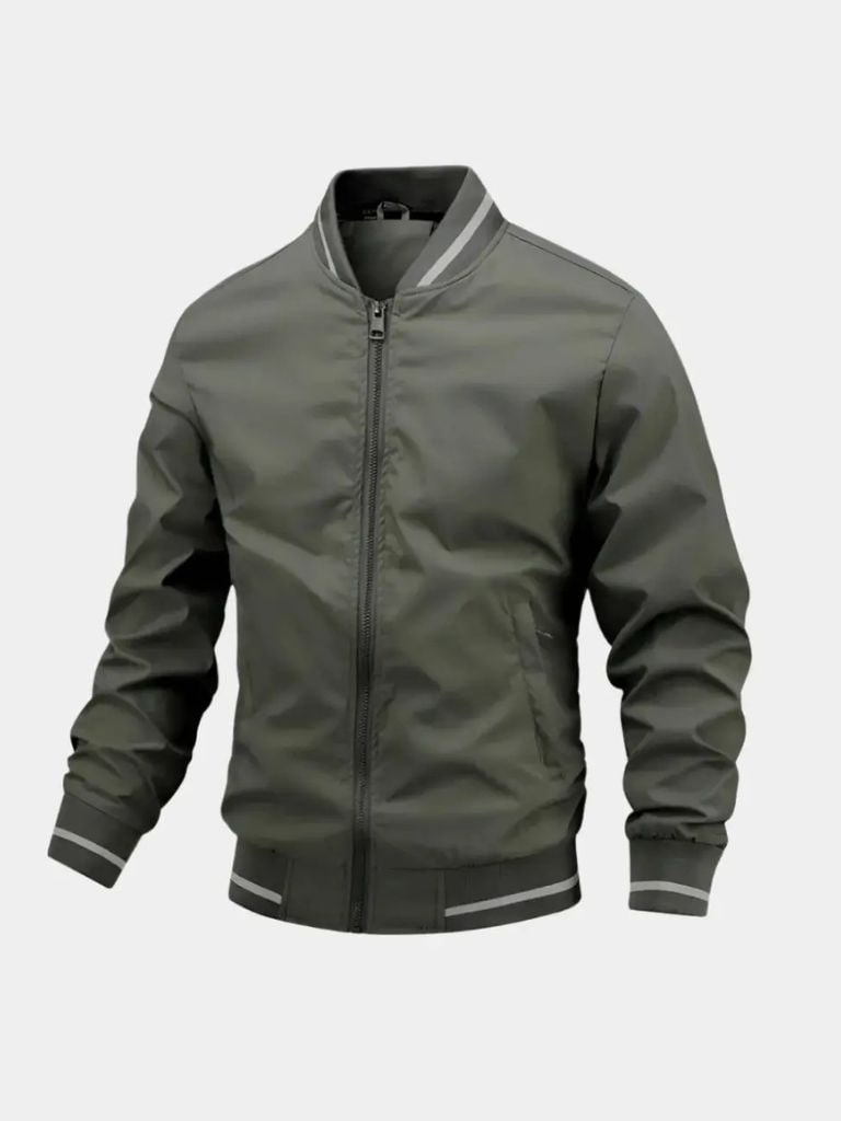 Oversized Bomber Jacket - Green