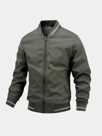 Oversized Bomber Jacket - Green