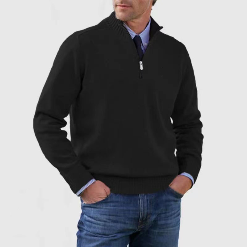 Oversized Cardigan for Men - Black