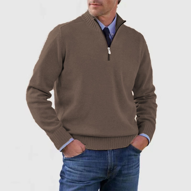 Oversized Cardigan for Men - Brown