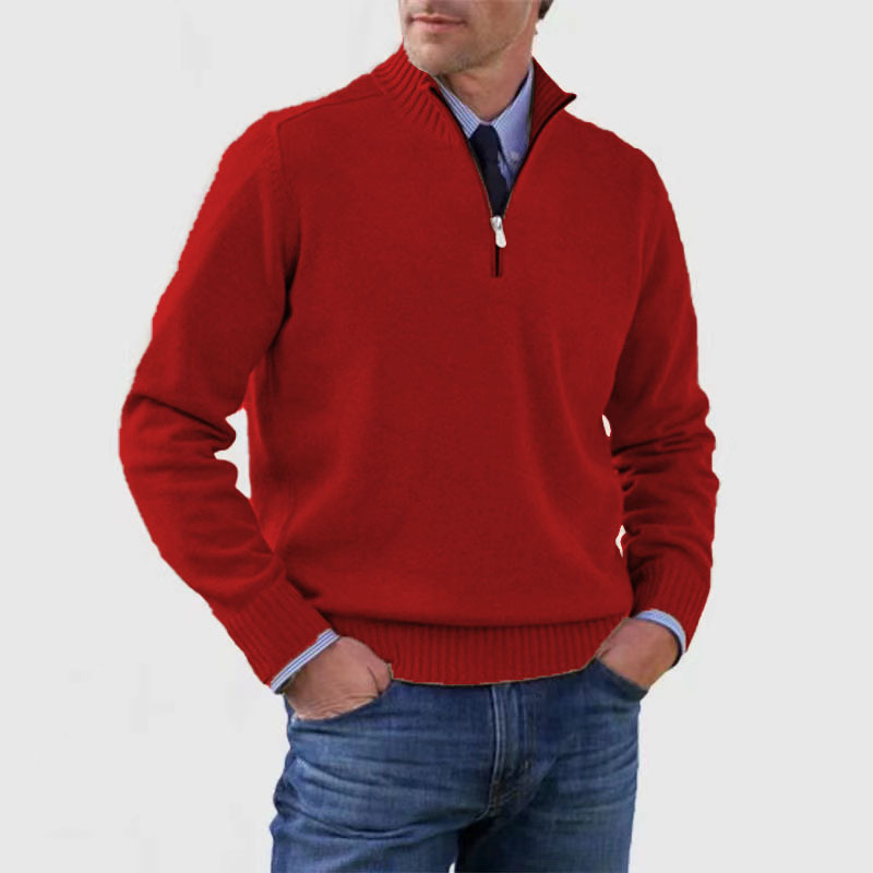 Oversized Cardigan for Men - Red