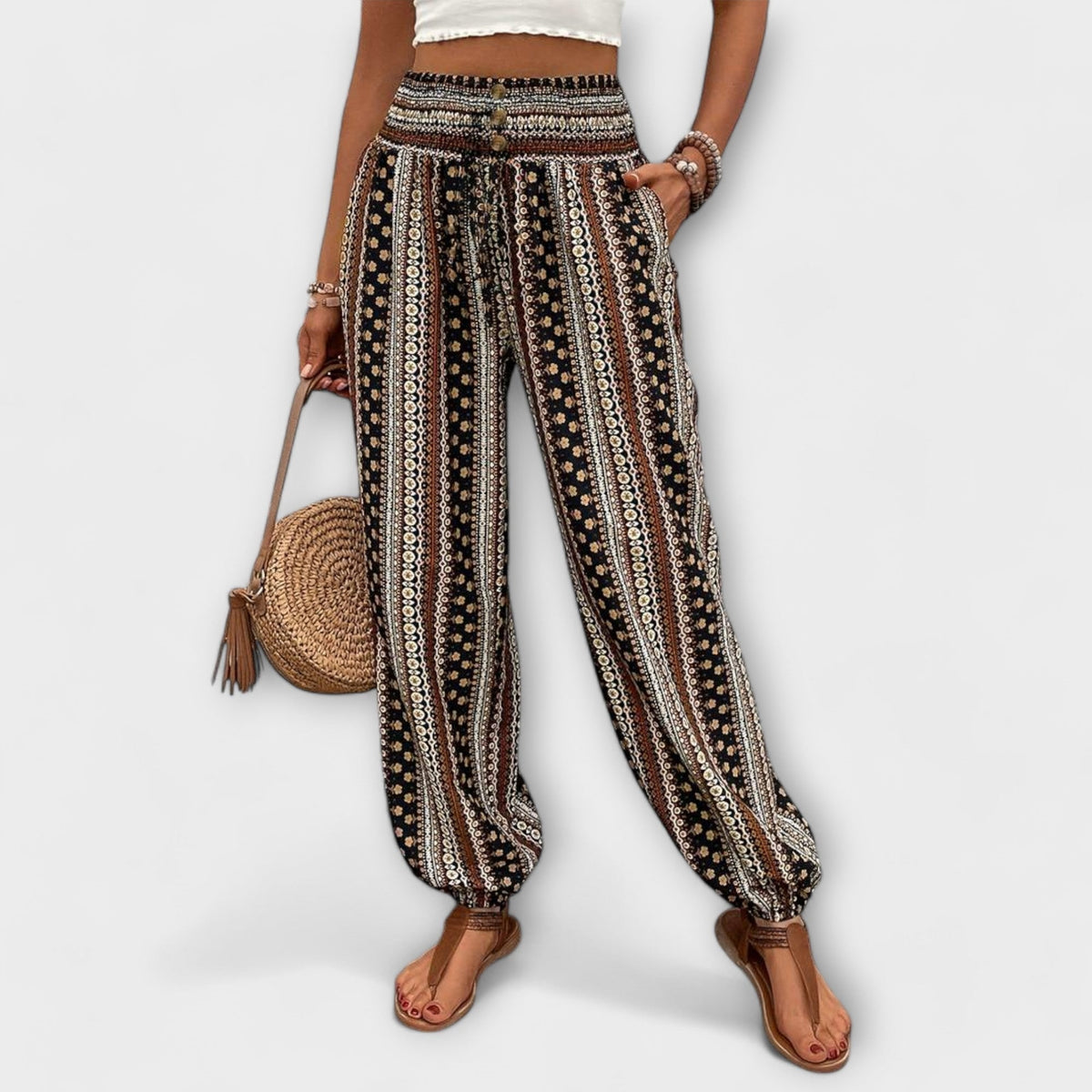 Pants for Women - Brown