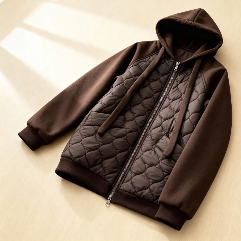 Quilted Hoodie Jacket