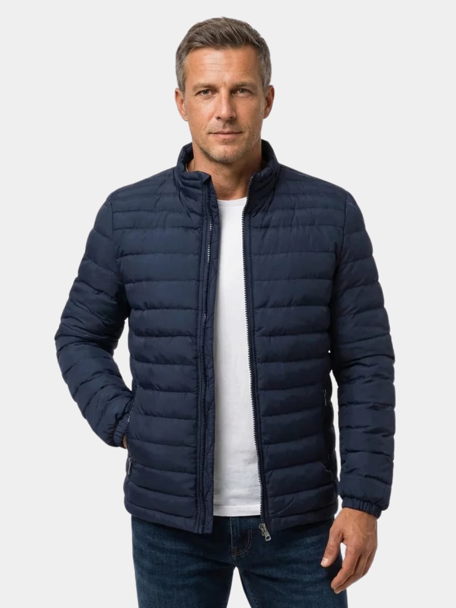 Quilted Padded Puffer Jacket for Men