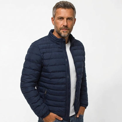 Quilted Padded Puffer Jacket for Men