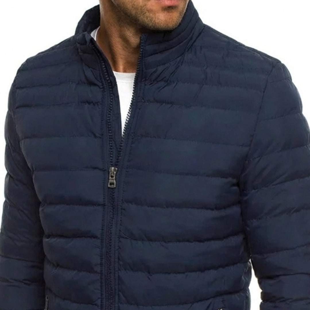 Quilted Padded Puffer Jacket for Men