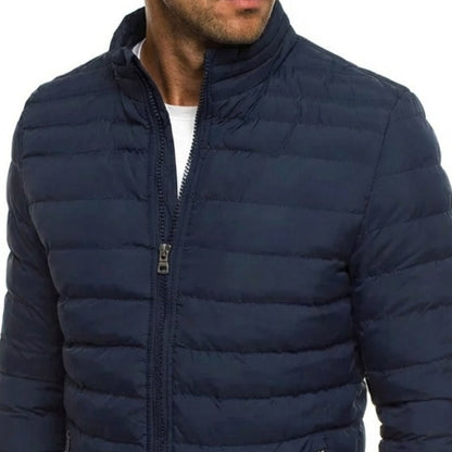 Quilted Padded Puffer Jacket for Men