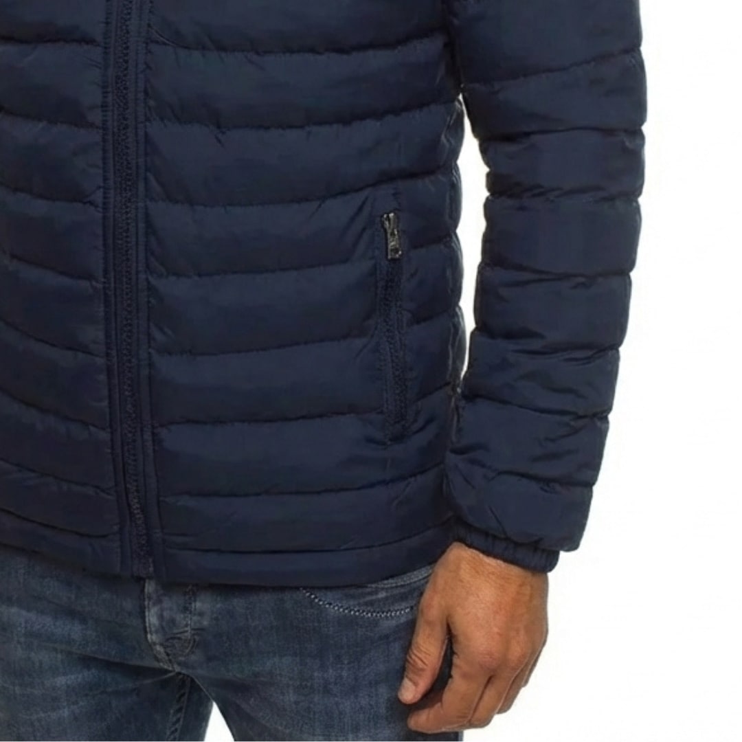 Quilted Padded Puffer Jacket for Men