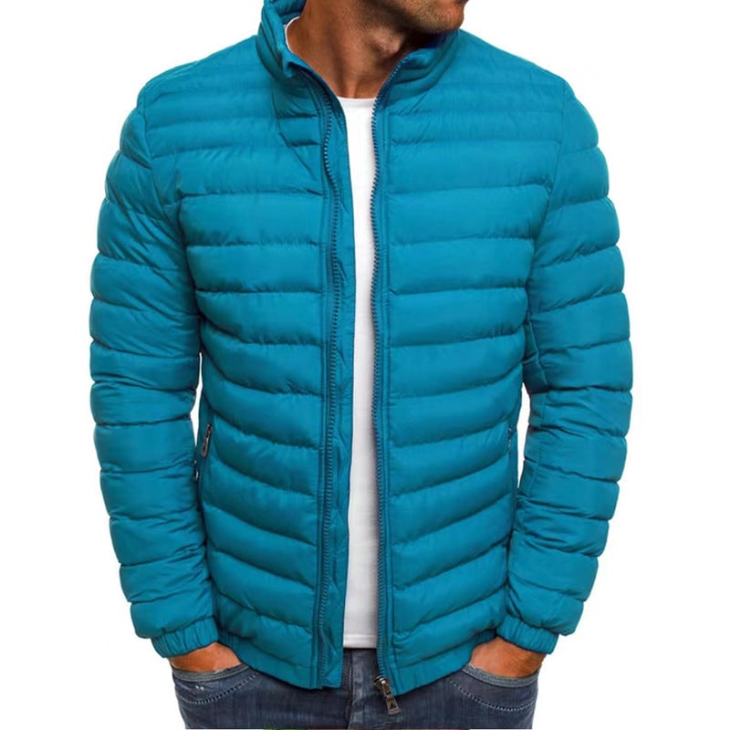 Quilted Padded Puffer Jacket for Men - Lac Bleu