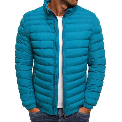 Quilted Padded Puffer Jacket for Men - Lac Bleu