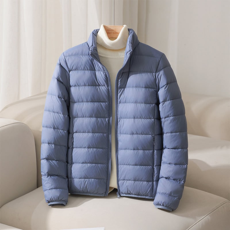 Quilted Puffer for Women - Blue