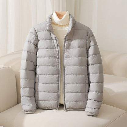 Quilted Puffer for Women - Gray